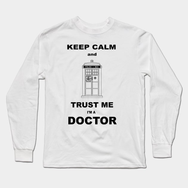 TARDIS Long Sleeve T-Shirt by TaBuR